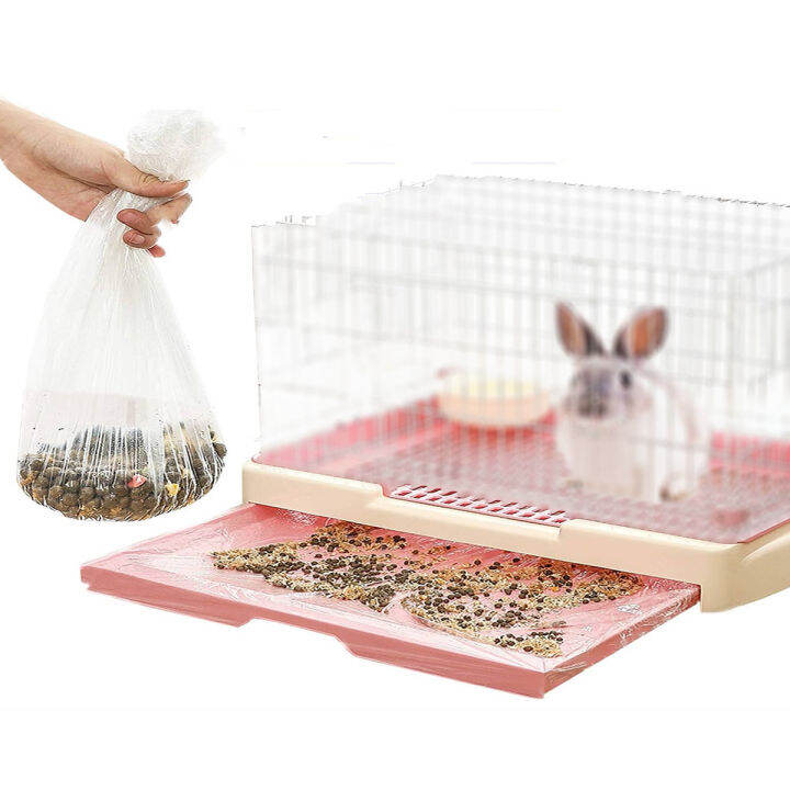 Rabbit cage film cover disposable plastic film pad rabbit guinea pig ...