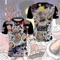 New Anime One Piece Luffy Fashion T Shirt 3D Casual Summer Cartoon Funny T-Shirt s Tees