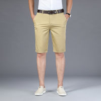 6 Colors Khaki Gray Mens Shorts Casual Classic Fit Comfy Golf Short  Summer New Mens Smart Casual Knee Length Shorts