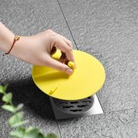 【CC】 1PC Sewer Smell Removal Silicone Cover Anti-smell Drain Round Floor Sink Covers for