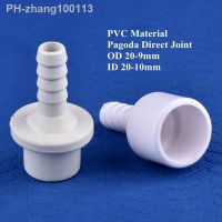 5 200pcs PVC 20-9mm 10mm Pagoda Direct Connector Aquarium Tank Air Pump Hose Joint Drip Irrigation Garden Water Pipe Connectors