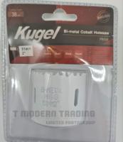 KUGEL โฮลซอ Bi-Metal ทำจากเหล็ก HSS รุ่นพิเศษโคบอลต์ 8 % (M42) เจาะเหล็ก,สแตนเลส,เหล็กหล่อ,อะลูมิเนียมและไม้ ราคาแยกแกนและดอกสว่าน (32 มม.-48 มม.)