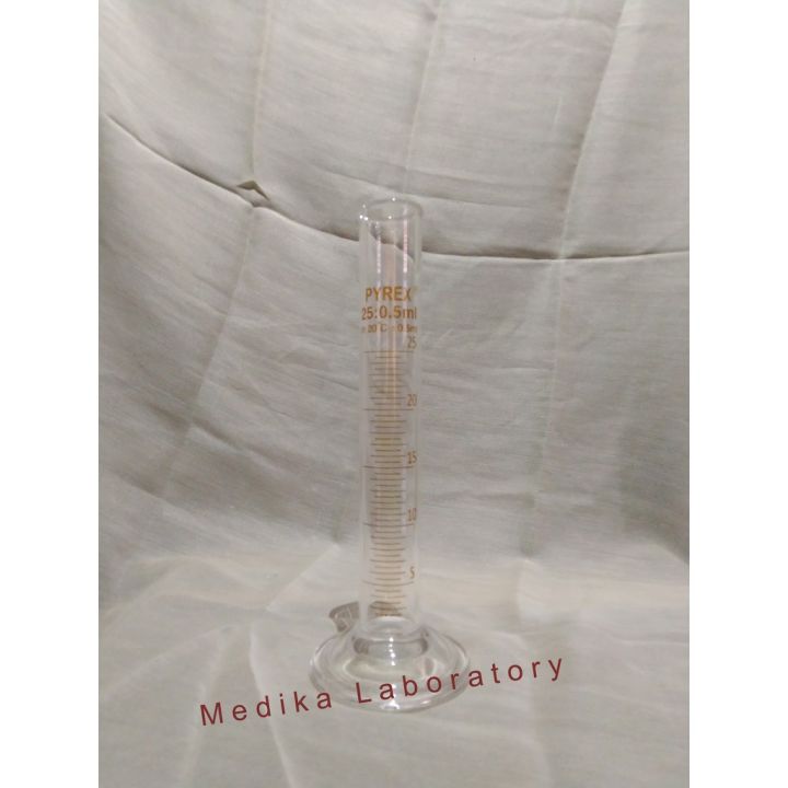 Gelas Ukur Measuring Cylinder 25 Ml Pyrex Lazada Indonesia 7816