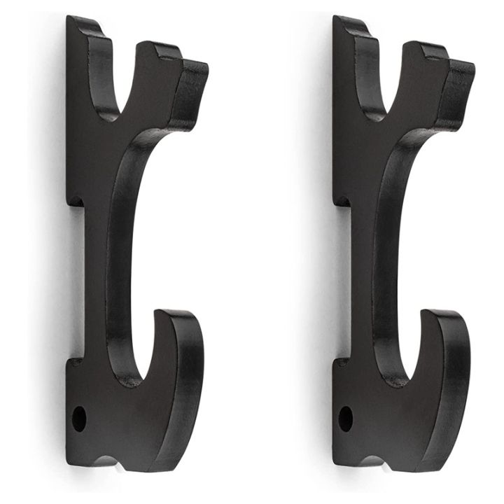 wall-mount-2-set-1-tier-padded-holder-adjustable-display-hanger-for-samurai-tanto1-tier-pad