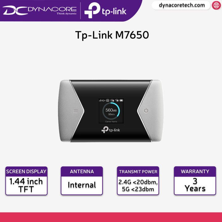 [TPLink] M7650 4G LTE Cat11 Mobile WiFi Hotspot Lazada Singapore