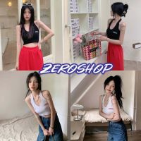 Zero shop?พร้อมส่ง? (Zero-28908) เสื้อคล้องคอไหมพรม สีพื้น น่ารักแอบแซ่บเบาๆ