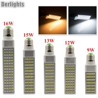 โคมไฟ LED หลอดไฟ LED AC85-265V จุดแนวนอน9W/12W/13W/15W/16W E27/G23/G24 SMD5050หลอดไฟ Bombillas