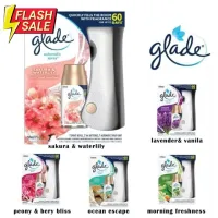 glade น้ำหอมออโต้ สเปรย์ (ตัวเครื่อง + รีฟิล + ถ่าน2ก้อน) มี 5 กลิ่น น้ำหอม/น้ำหอมติดทน/น้ำหอมผู้ชาย/น้ำหอมผู้หญิง