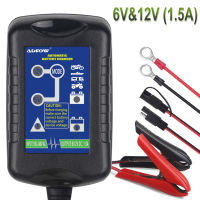 Automatic 6V 12V Inligent Car Battery Charging Charger Motorcycle For AGM GEL WET VRLA Lead Acid Battery Charger 100-240V