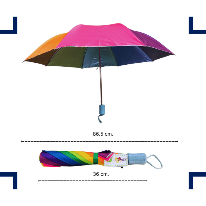 apple-umbrella-ร่มพับ-สายรุ้ง-uv-สวย-เก๋-น่ารัก-ก่อนใคร