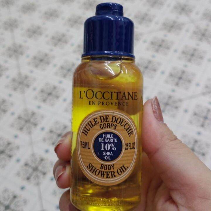 L'Occitane body Shower Oil 75 ml.exp2024/01 Lazada.co.th