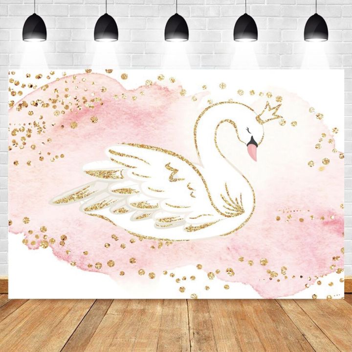 Birthday　Baby　Backdrop　Shower　Background　Ballet　Party　Prop　Swan　Photo　Photography　Photocall　Par　Lazada　Flower　Party　Girl's　Studio　Accessories)Princess　Decor　PH