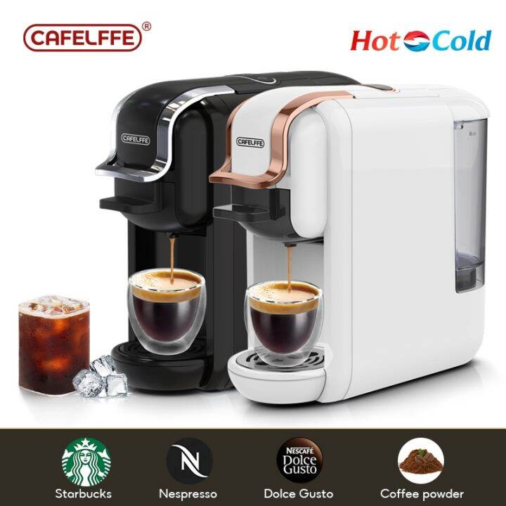 Cafelffe Capsule Coffee Machine Hot/Cold Espresso Coffee Maker for