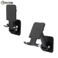 RYRA New Wall Hanging Mobile Phone Holder Bathroom Kitchen Desktop Adhesive Lazy Portable Foldable Mobile Phone Bracket Mount