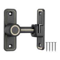 Latch Lock Zinc Alloy Universal 90 180 Degree Heavy Duty Barn Door With Screws Luminous Design Marble Positioning Design Door Hardware Locks Metal fil