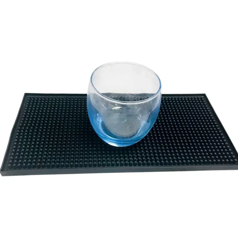 HighFree 3 Pack Black Bar Mat Spill Mat Glass Drying Mat Cocktail Mixing  Service Mat for Counter Top (18(L) x 12(W))