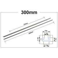 T-Track อลูมิเนียมอัลลอยด์สล็อต mitre รถไฟหนีบตารางการแข่งขันโต๊ะเลื่อยวงเดือนเครื่องมืองานไม้ 300 มิลลิเมตร/400 มิลลิเมตร/500 มิลลิเมตร