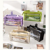 Aesthetic Kawaii School Bag Students Cases Stationery Supplies Transparent Capacity Pencil