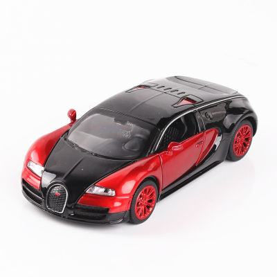 High Simulation Collection Toys Double Horses Car Styling for Bugatti Veyron Sportcar 1:32 Alloy Supercar Model Best Gifts