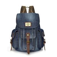 【jw】๑ Sacos escolares retro denim para homens e mulheres adolescentes mochila de estudantes viagem universitária casual cadernos mochila moda 2023