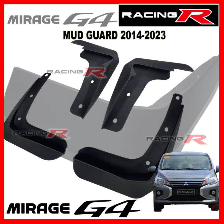 mitsubishi-mirage-g4-2014ถึง2023-oem-mud-guard-matte-black-2015-2016-2017-2018-2019-2020-2021