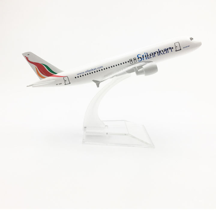 yalinda-srilankan-airlines-a320-16cm-model-airplane-kits-child-birthday-gift-toys-plane-models