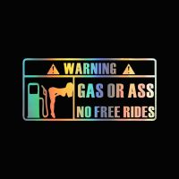 【CC】 G039 15x7CM NO FREE RIDES Reflective Car Window Sticker Vinyl Decals