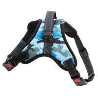 สายรัดสุนัขส่วนบุคคล No Pull Reflection Breathable Harness Vest Adjustable Padded Outdoor Harness