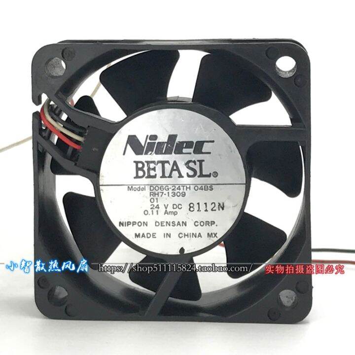 Ban đầu 6020 24V 0.11a 6cm máy in câm biến tần Điện Quạt tản nhiệt D06G ...