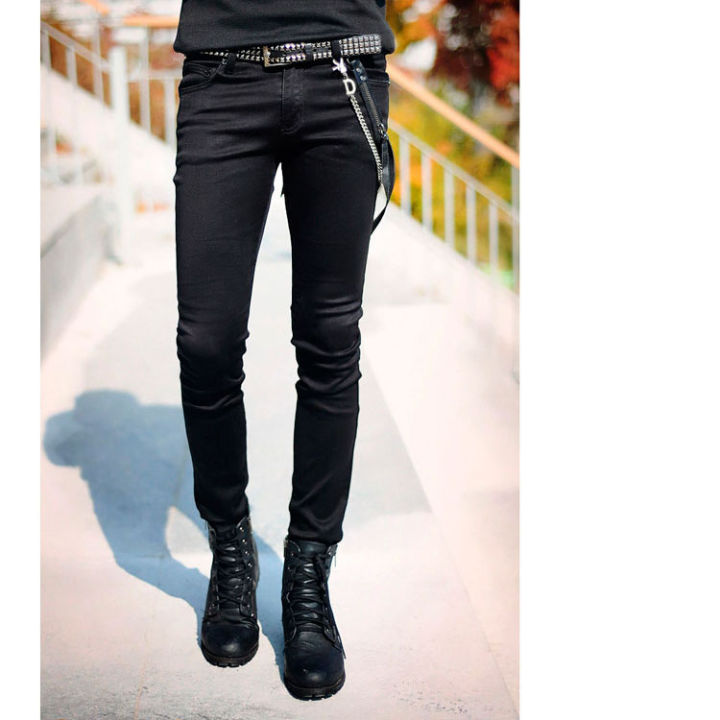 idopy-ขายร้อน-mens-slim-fit-กางเกงยีนส์-punk-cool-gothic-super-skinny-กางเกงโซ่สำหรับชาย