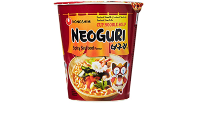 มาม่าเกาหลี บะหมี่กึ่งสำเร็จรูปรสซีฟู๊ด nongshim neoguri s-cup 62g  너구리 작은컵