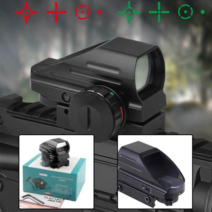 【LF】 Holográfica red dot sight tactical reflex 3 diferentes retículos ...