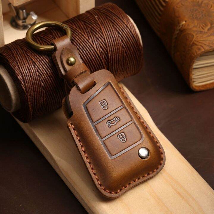 cw-suitable-for-volkswagen-passat-volkswagen-magotan-golf-tiguan-touareg-key-ring-protection-bag-leather-car-key-cover-key-case