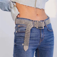 Shiny Diamante Waist Belt Gold Silver Hollow Out Buckle Patchwork Adjustable Waistband Chic Streetwear Lady Jewelry Waist Belts