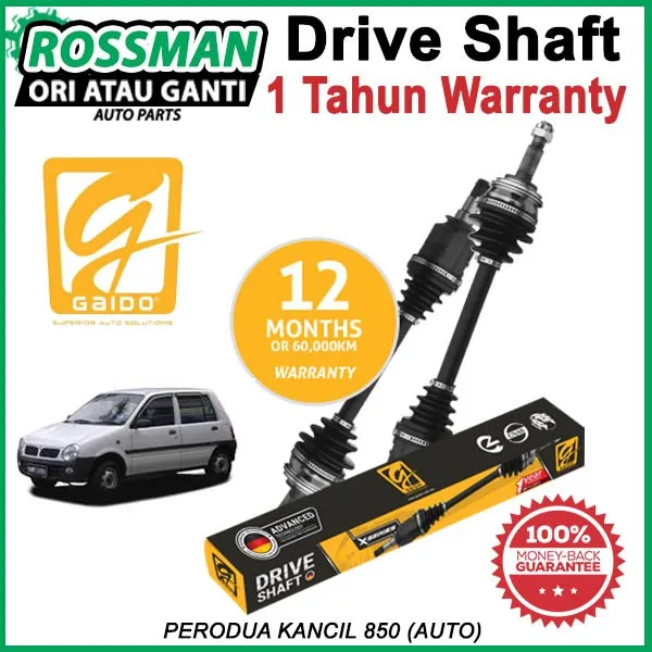 PERODUA KANCIL 850 (AUTO) GAIDO X SERIES DRIVE SHAFT HEAVY DUTY PREMIUM