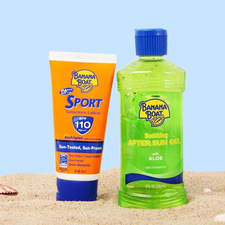 Banana boat sunscreen lotion and relaxed high SPF110 movement 90 ml