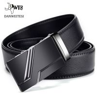 [DWTS]Men Belt Male Genuine Leather Belt Men Strap Belts For Men Automatic Buckle Black Mens Belts Cummerbunds cinturon hombre