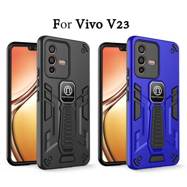 ส่งจากไทย-เคสมือถือ-เคสโทรศัพท์-วีโว่-case-vivo-v23-5g-เคสกันกระแทก-มีขาตั้ง-เคสตั้งได้-เคส-vivo-v23-shockproof