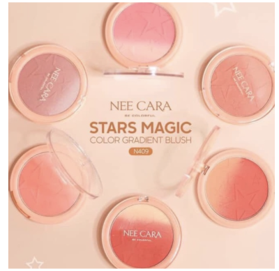 Nee cara stars magic color gradient blush n409 ไอเท็มสุดคิ้วท์ ละมุนตุ้นมากอ่า**ของแท้ พร้อมส่ง