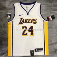 ♠✕❍ 24 Basketball Jersey Lakers No.24 Men Shirt White Au Version Hot Press Basketball Vest