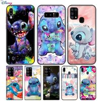 【CC】 Caixa macia do telefone dos desenhos animados de Lilo Stitch Note 20 10 9 8 Plus Ultra Lite M31 M31S M10 M20 M02 M30 M40