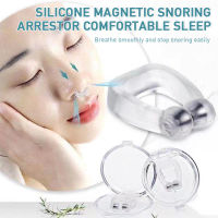 【2023】14PCS ic Anti Snoring-Stop Snoring Nose Clip Sleep Tray Sleeping Aid Breathing Apnea Guard Night Anti Ronco พร้อมเคส