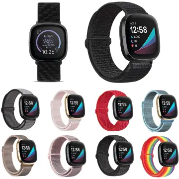 Sport Band Gym Silicone Rubber Loop Strap Wristband For Fitbit Versa 3 /  Sense
