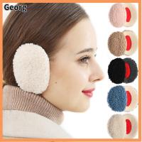 GEORG Soft Ear Protection Winter ขนแกะ อบอุ่น Bandless Ear Muffs Ear Warmers Ear Cover ที่ปิดหูกันหนาว