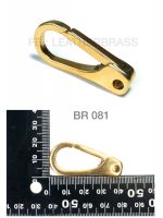 BR081 ตะขอกระเป๋าสะพาย ตะขอพวงกุญแจ อะไหล่ทองเหลืองแท้ อุปกรณ์งานหนัง leatherbrass**ราคาต่อชิ้น**