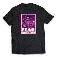 [XS-8XL คลังสินค้าพร้อม] Bruce Lee Fear สำหรับคนอื่น,ผ้าฝ้าย100เกรดพรีเมี่ยมเสื้อยืดกราฟิกลำลอง