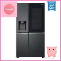 ตู้เย็น SIDE BY SIDE LG GC-X257CQES 22.4 คิว สีดำSIDE-BY-SIDE REFRIGERATOR LG GC-X257CQES 22.4Q BLACK **โปรโมชั่นสุดคุ้ม โค้งสุดท้าย**