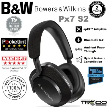  Bowers & Wilkins Px8 Over-Ear Wireless Headphones, Advanced  Active Noise Cancellation, Compatible with B&W Android/iOS Music App,  Premium Design, Offers 7-Hour Playback on 15-Min Quick Charge, Black :  Electronics