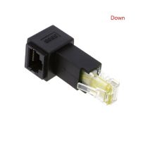 อะแดปเตอร์ต่อ Lan Ethernet เครือข่าย5e รูปแมว Rj45หลายมุมตัวผู้กับตัวเมีย