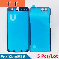 Aocarmo 5ชิ้นล็อตสำหรับ Xiaomi 6 Mi6จอแสดงผล LCD กาวกันน้ำฝาหลังแบตเตอรี่สติกเกอร์เทปกาว